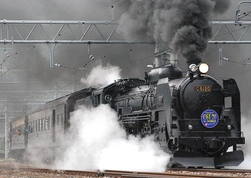 Anatomy of a Steam Locomotive wheel set