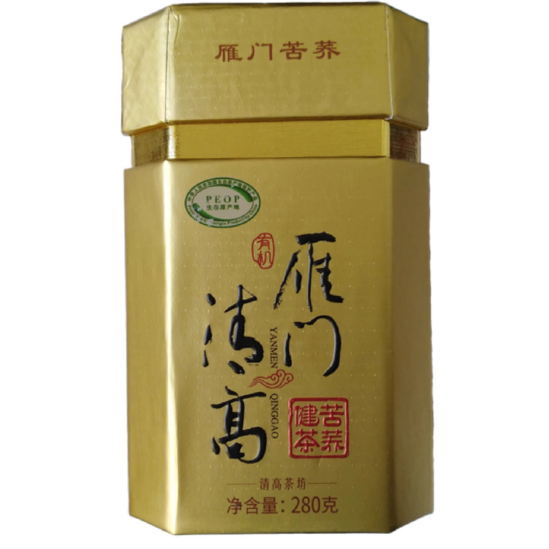 Yanmen Tartary Buckwheat Tea 280g Yanmen Qinggao Tartary Buckwheat Tea 280g Organic Boxed
