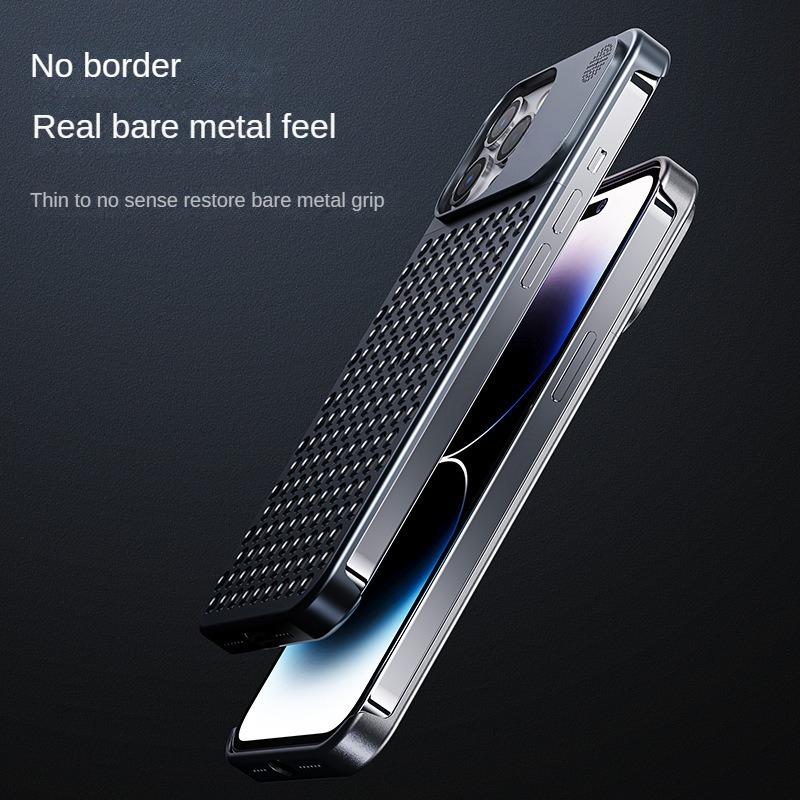 For Iphone14pro Phone Case Aromatherapy Metal Frameless Heat Dissipation